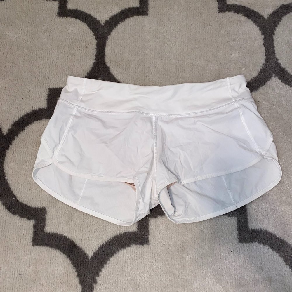 Lululemon white shorts